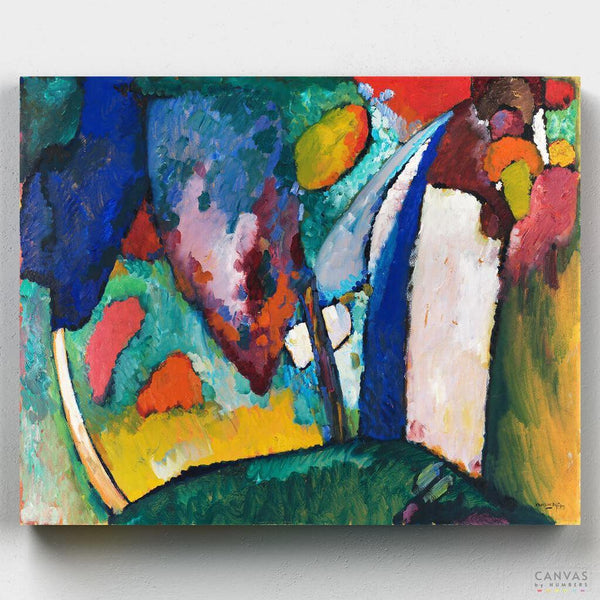 La Cascada- Pintar por Números- Canvas by Numbers