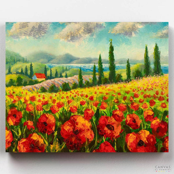 Paisaje en la Toscana- Pintar por Números- Canvas by Numbers