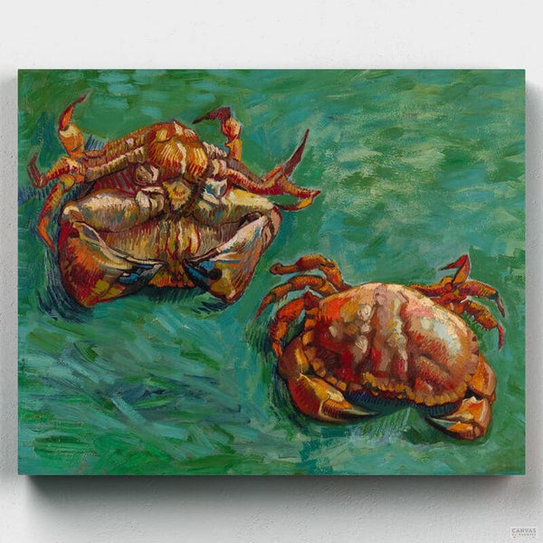 Dos Cangrejos- Pintar por Números- Canvas by Numbers