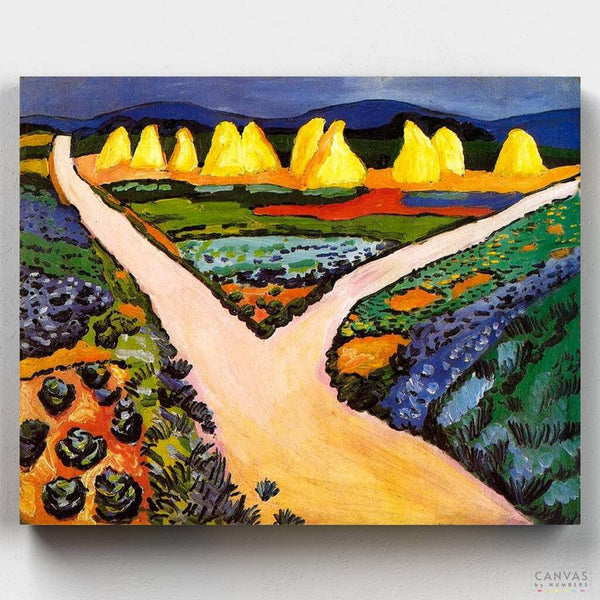 Campos de Vegetales- Pintar por Números- Canvas by Numbers
