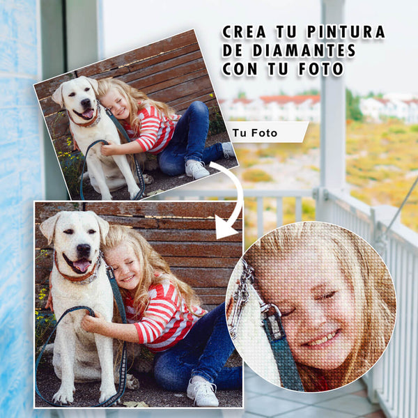 Pintura de Diamantes Personalizada | Crea tu Propio Diseño- Pintar por Números- Canvas by Numbers