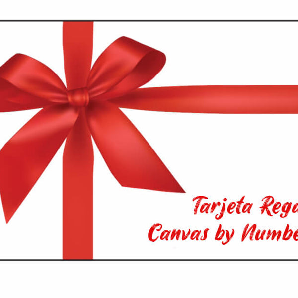 Tarjeta Regalo de Canvas by Numbers- Pintar por Números- Canvas by Numbers