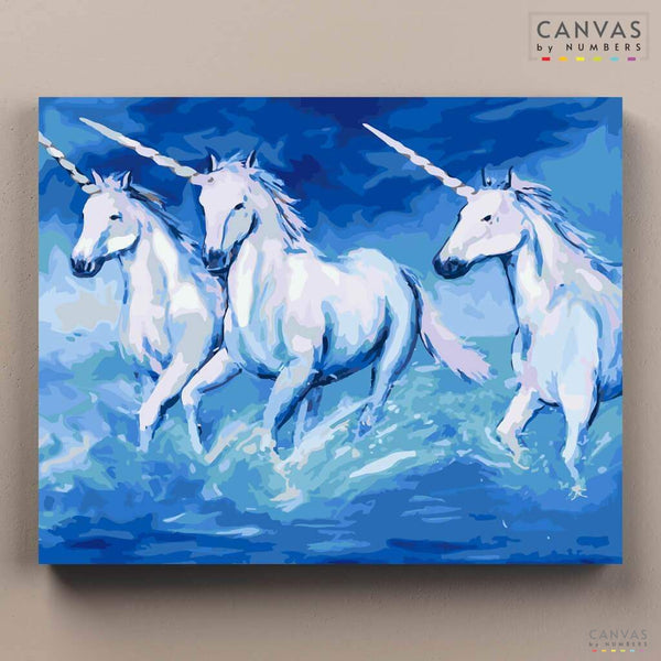 Unicornios- Pintar por Números- Canvas by Numbers