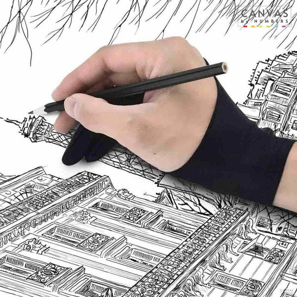 Guante para Pintar por Números- Pintar por Números- Canvas by Numbers