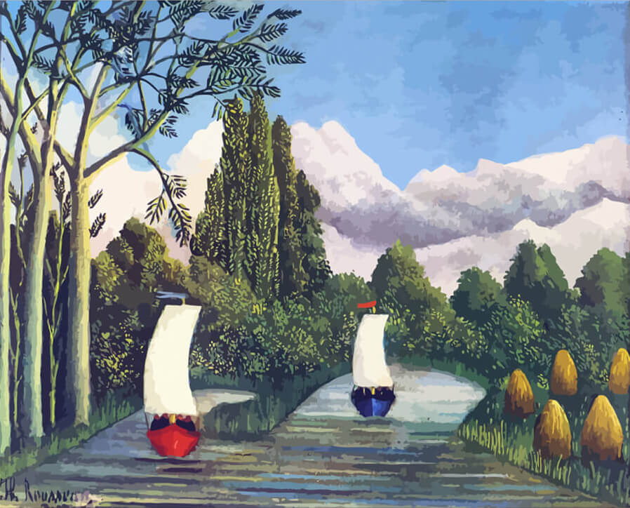 "The Banks of the Oise", Henri_Rousseau