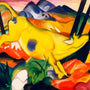 La vaca amarilla, una de las obras más famosas de Franz Marc