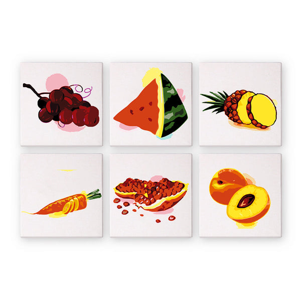 Bocados de Huerto - Mini Kit Pintar por Números