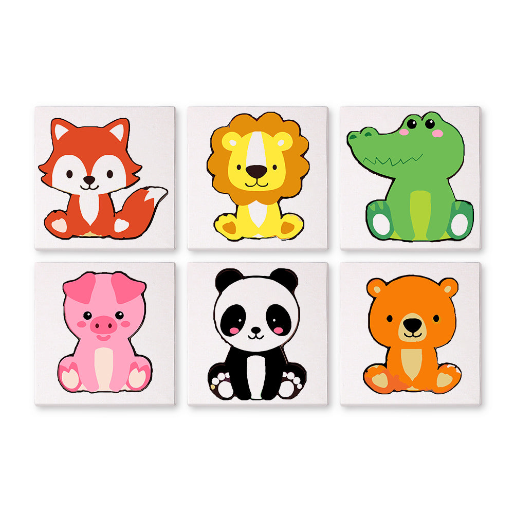 Amigos Animales 3 - Mini Kit Pintar por Números