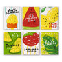 Frutas de Verano - Mini Kit Pintar por Números