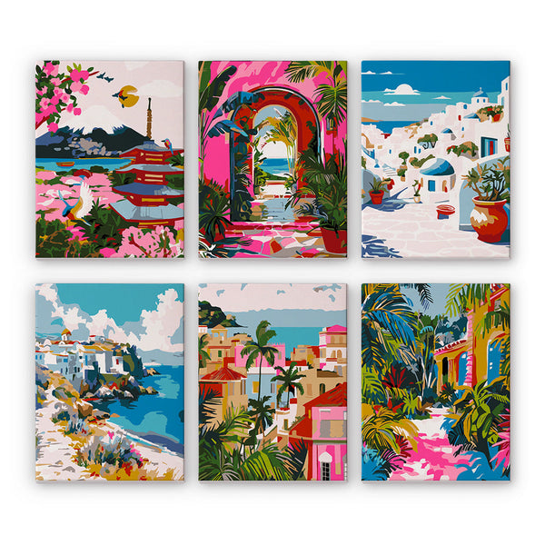 Escapadas de Color - Mini Kit Pintar por Números