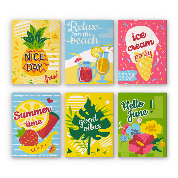 Colección Verano 3 - Mini Kit Pintar por Números
