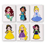 Pequeñas Princesas - Mini Kit Pintar por Números