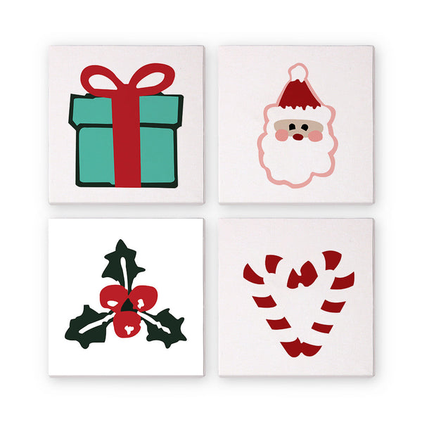 Íconos Festivos 1 - Mini Kit Pintar por Números