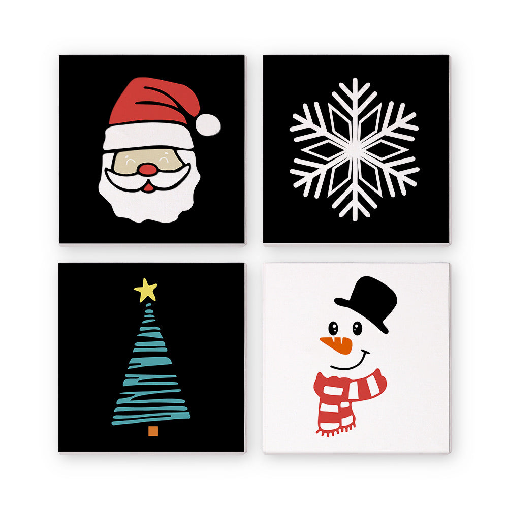 Íconos Festivos 2 - Mini Kit Pintar por Números
