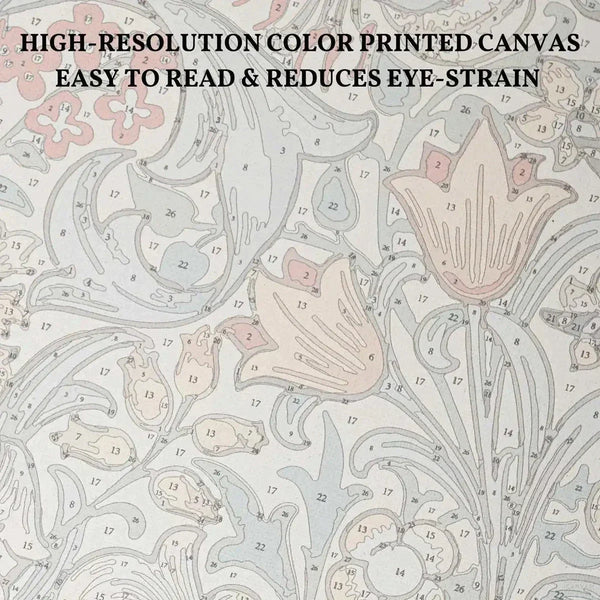 Conejos y Flores- Pintar por Números- Canvas by Numbers