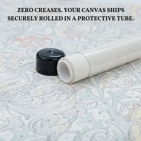 Crisantemos- Pintar por Números- Canvas by Numbers