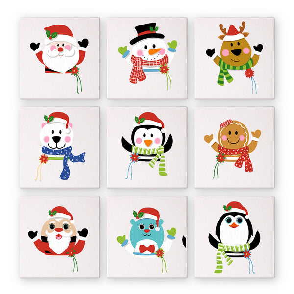 Amigos Navideños - Mini Kit Pintar por Números