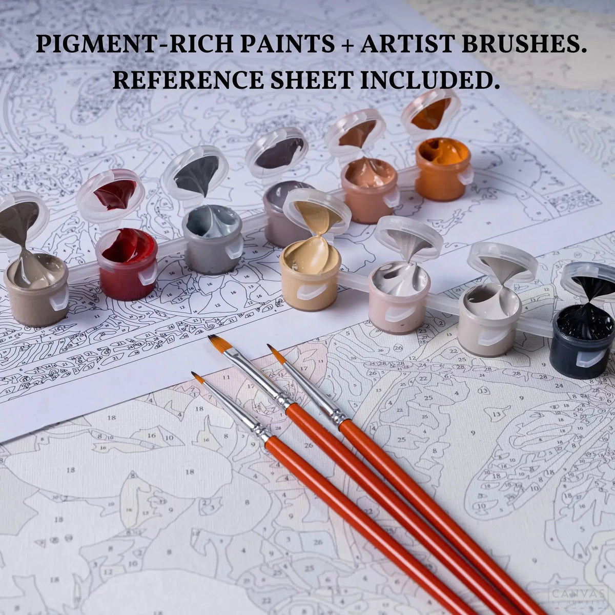 Encanto de Otoño- Pintar por Números- Canvas by Numbers