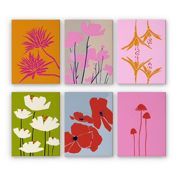 Colección Floral 3 - Mini Kit Pintar por Números