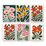 Colección Floral 1 - Mini Kit Pintar por Números- Pintar por Números- Canvas by Numbers