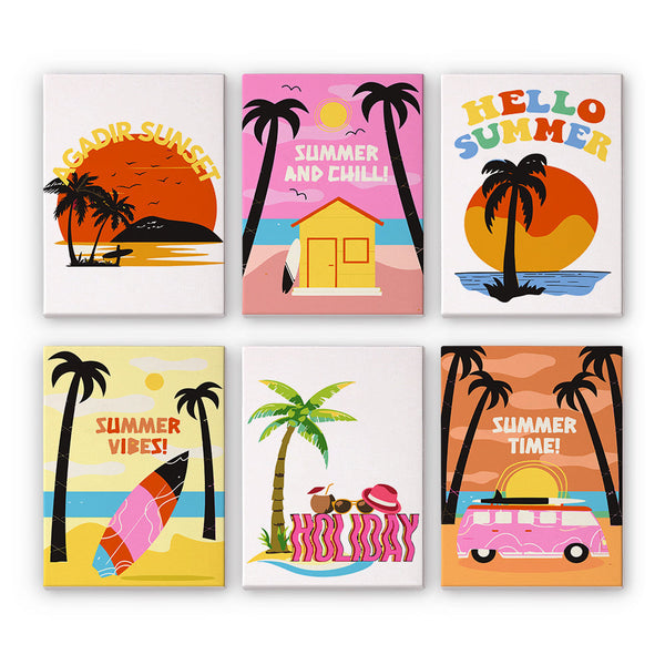 Colección Verano 2 - Mini Kit Pintar por Números