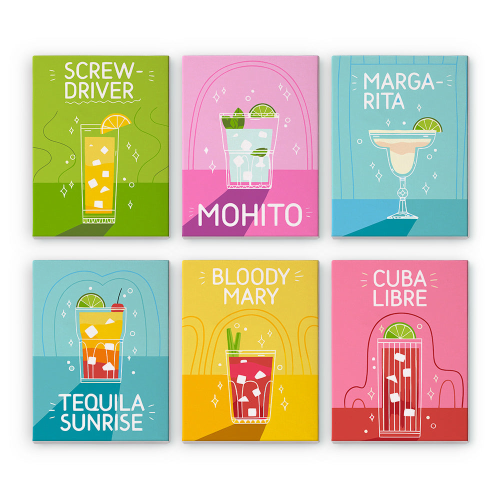 Colección Cócteles 1 - Mini Kit Pintar por Números