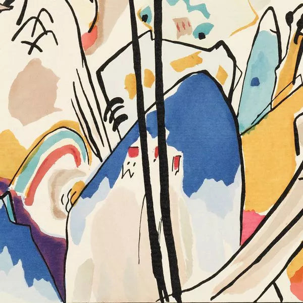 Cuadro abstracto del artista Wassily Kansdinsky