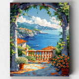 Terraza de Amalfi - Kit Pintar por Números