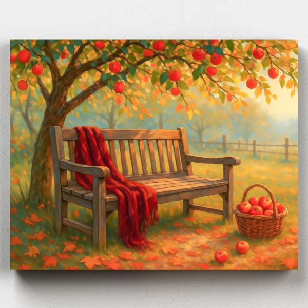Tarde en el Huerto de Manzanas- Pintar por Números- Canvas by Numbers