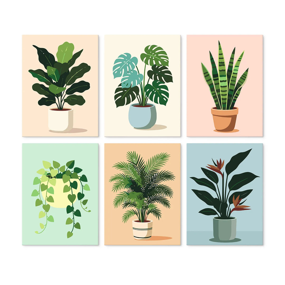 Rincón de Plantas - Mini Kit Pintar por Números