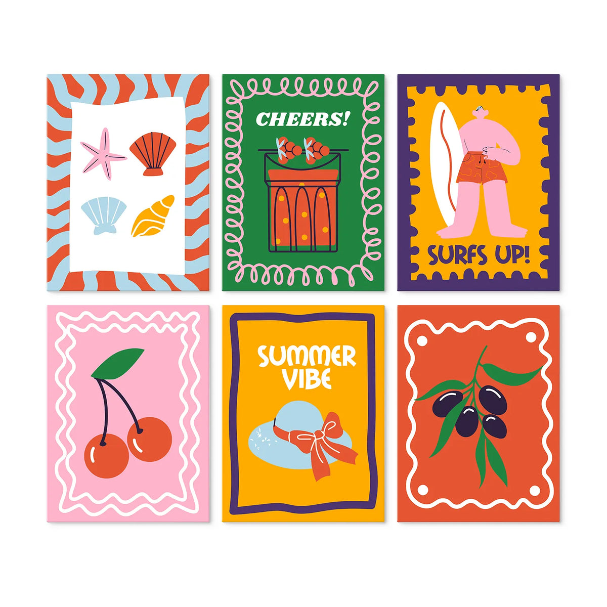 Verano en la Riviera - Mini Kit Pintar por Números