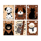 Amigos Animales Adorables - Mini Kit Pintar por Números