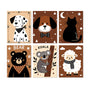 Amigos Animales Adorables - Mini Kit Pintar por Números