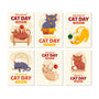 Día Internacional del Gato - Mini Kit Pintar por Números