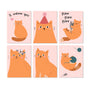 Gato Jengibre - Mini Kit Pintar por Números
