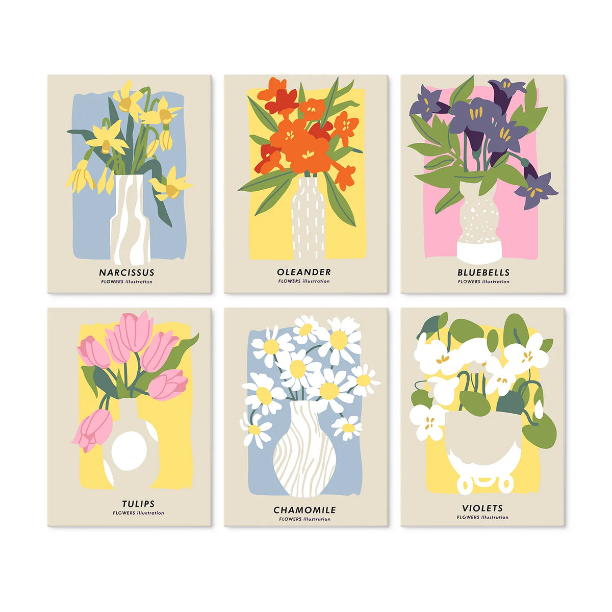 Ilustraciones Botánicas - Mini Kit Pintar por Números