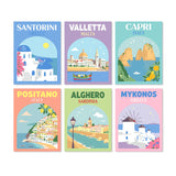 Escapadas Mediterráneas - Mini Kit Pintar por Números