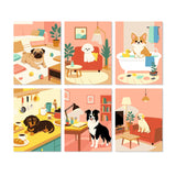 Perros en Casa - Mini Kit Pintar por Números