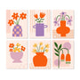 Flores Modernas - Mini Kit Pintar por Números
