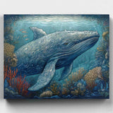 Ballena Jorobada - Pintar por Números- Pintar por Números- Canvas by Numbers