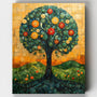 Árbol Esencia Verde- Pintar por Números- Canvas by Numbers