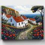Camino de Piedra al Mar- Pintar por Números- Canvas by Numbers