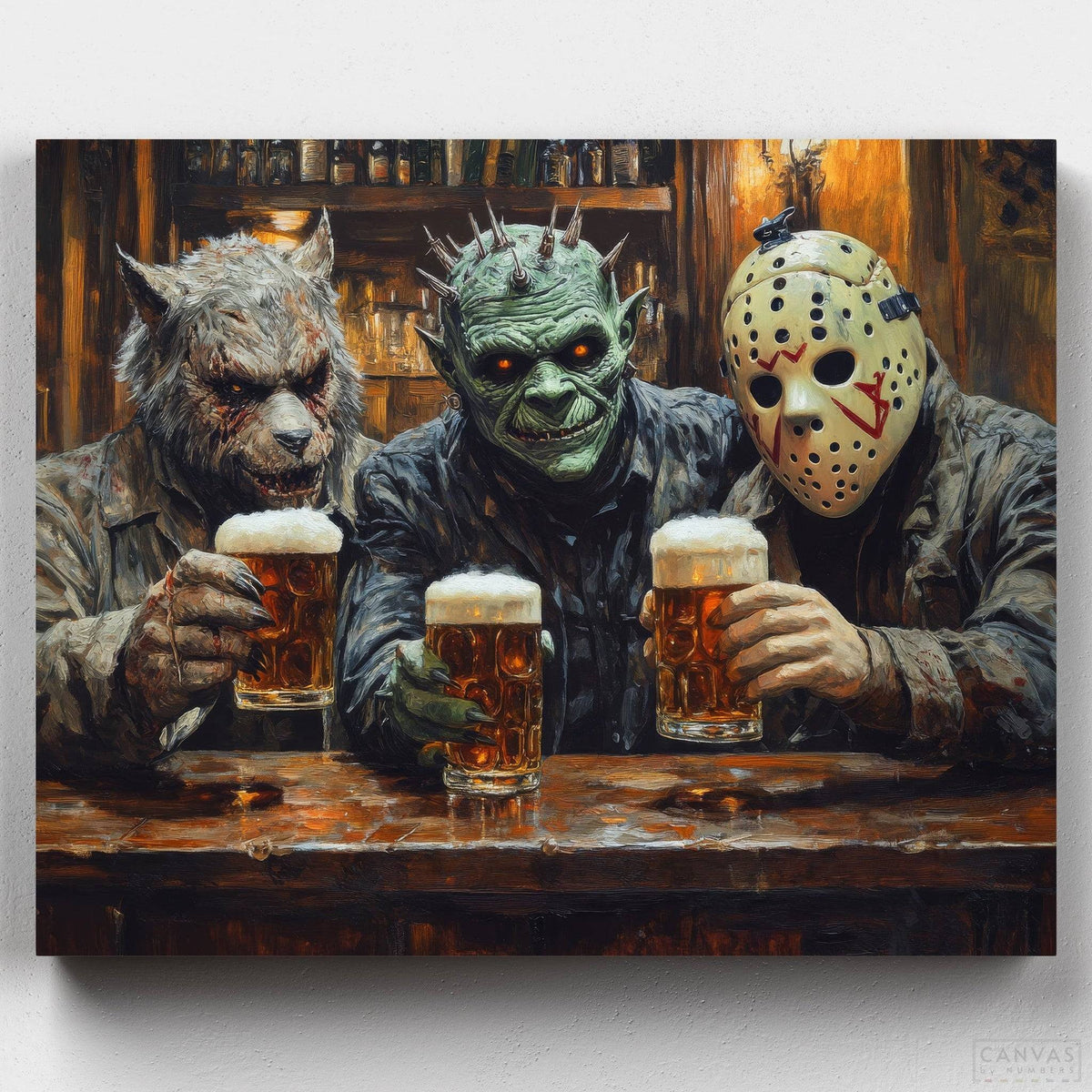 Brindis Maldito- Pintar por Números- Canvas by Numbers