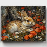 Conejito del Bosque- Pintar por Números- Canvas by Numbers