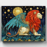 La Bestia Dormida- Pintar por Números- Canvas by Numbers