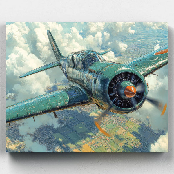 Patrulla Aérea- Pintar por Números- Canvas by Numbers
