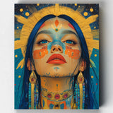 Hija de la Luz- Pintar por Números- Canvas by Numbers