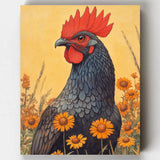 Gallo Campestre - Kit Pintar por Números