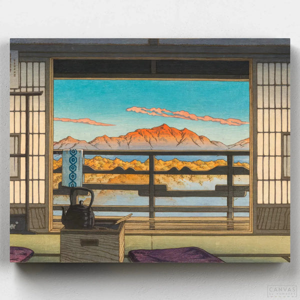 Amanecer en el Balneario de Arayu- Pintar por Números- Canvas by Numbers