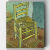 La Silla de Van Gogh- Pintar por Números- Canvas by Numbers